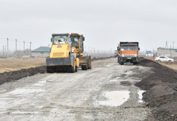 Ремонт дорог в Шортанды продолжат после улучшения погодных условий