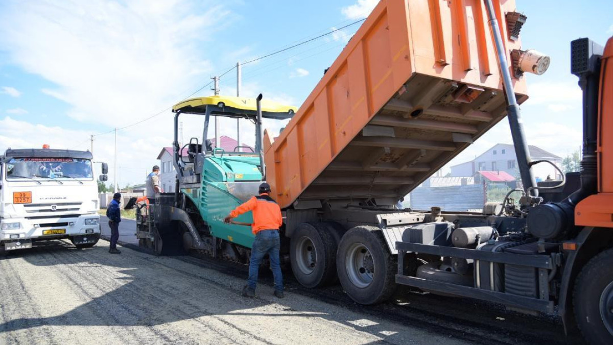 320 километров дорог отремонтировали в районе Акмолинской области