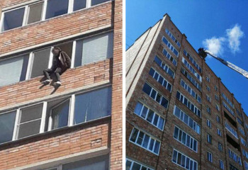 Өскеменде 34 жастағы әйел тоғызыншы қабаттан секірмек болды