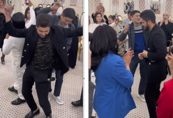 Менікіне тұрмады. Қалтасына микрофон тығып билеген Әлқожа сынға ұшырады