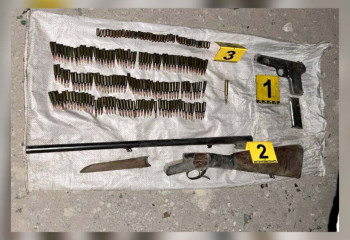 Схрон оружия обнаружили в заброшенном здании в Таразе