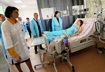 Ажар Гиният посетила медицинские объекты ЗКО