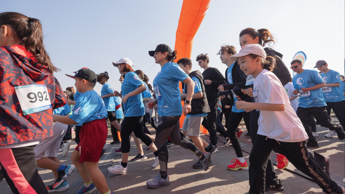 «Run for autism» - благотворительный забег прошел в Астане