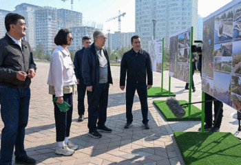 Президент ознакомился с планом дальнейшего благоустройства столицы