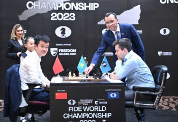 Маулен Ашимбаев принял участие в партии за звание чемпиона мира по шахматам