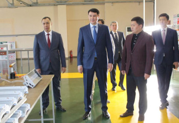 Ерулан Жамаубаев с рабочим визитом посетил Жамбылскую область