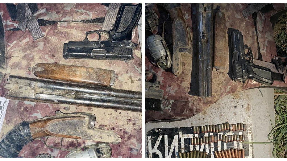 Оружейный схрон найден близ Талдыкоргана