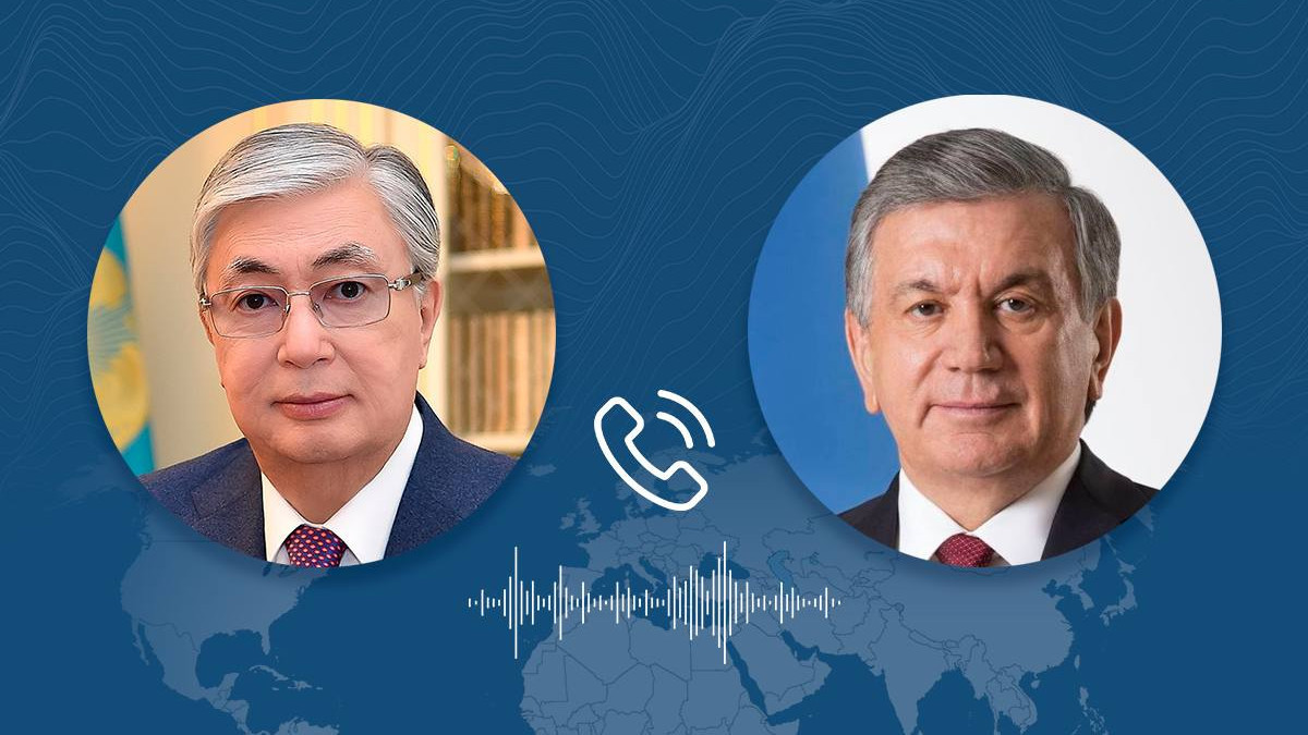 Қасым-Жомарт Тоқаев Өзбекстан Президентімен телефон арқылы сөйлесті