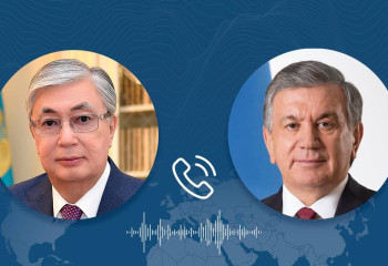 Kassym-Jomart Tokayev had a telephone conversation with President of Uzbekistan Shavkat Mirziyoyev