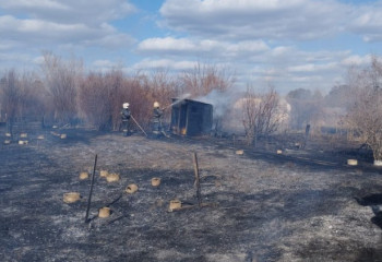 Павлодарда саяжайда өрт шықты