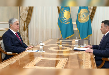 Президент ҰҚК төрағасы Ермек Сағымбаевты қабылдады