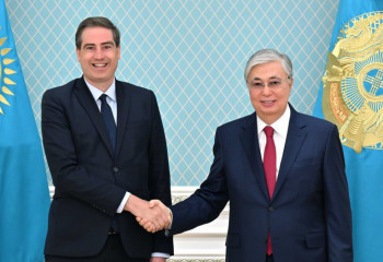 Сотрудничество Казахстана и Франции обсудили Касым-Жомарт Токаев и Оливье Бешт