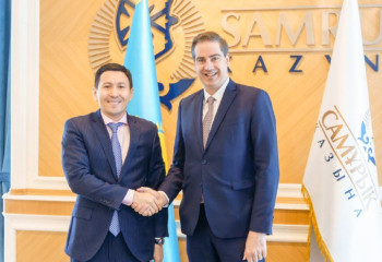 Head of Samruk-Kazyna met with delegation of French business