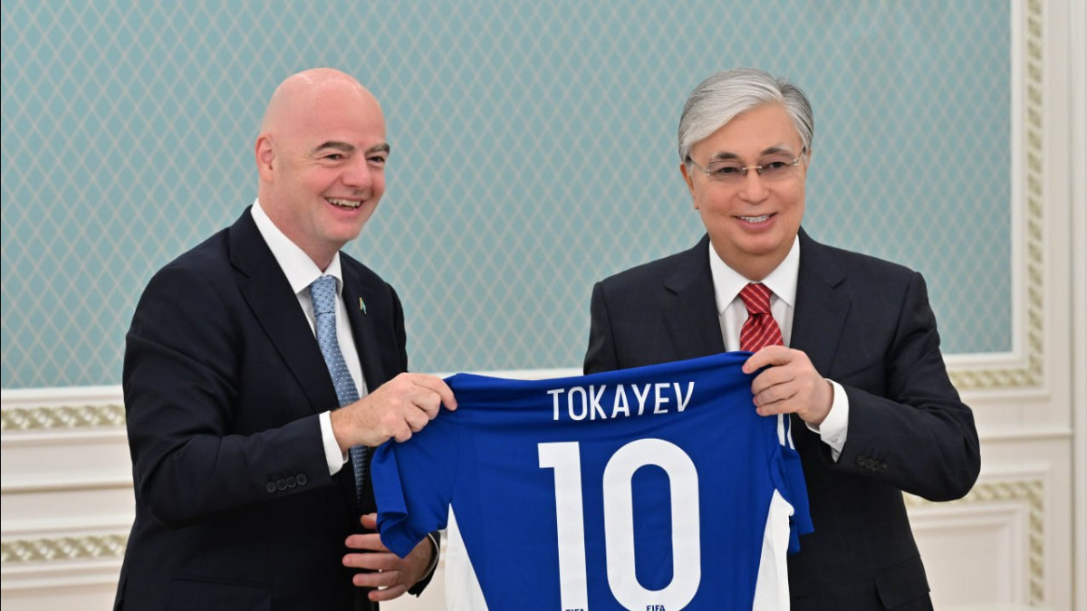 President Tokayev receives FIFA President