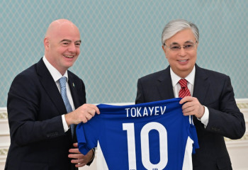 President Tokayev receives FIFA President