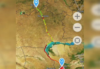 Казахстанец раскритиковал состояние дороги между Алматы и Астаной