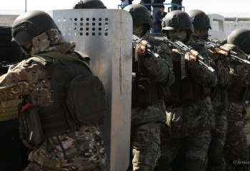 68665 әскери бөлімдегі оқу-жаттығу - фоторепортаж