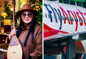 Әуе компаниясы домбыраны қорлады деп жылаған айтыскер қызға жауап берді