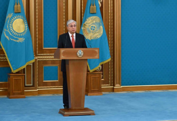 Kazakh President participates in ceremony of conferring state awards