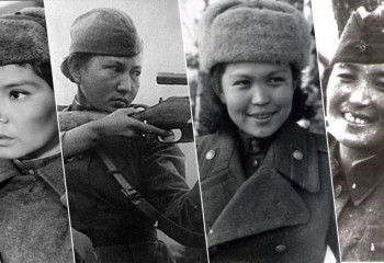 Соғыста ерлік көрсеткен қазақ қыздары