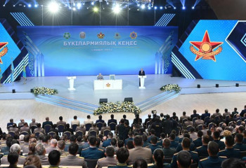 В Астане состоялось Всеармейское совещание с участием Президента