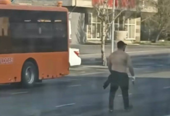 Пьяный мужчина с ножом разгуливал по Павлодару