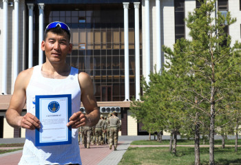 Әскери қызметші 500 шақырым жүгіріп өтіп, рекорд орнатты