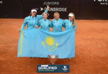 Қазақстанның жас теннисшілері әлем чемпионатында тарихи нәтижеге қол жеткізді
