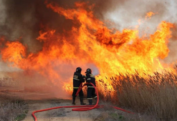 Петропавлда 9 үй, гараж бен 3 автобус өртеніп кетті