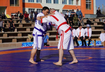 В Кокшетау прошел турнир по қазақ күресі