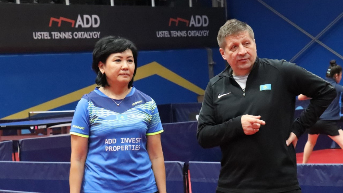 Kazakhstan's table tennis team prepares for World Championship