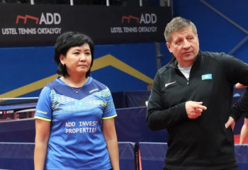 Kazakhstan's table tennis team prepares for World Championship