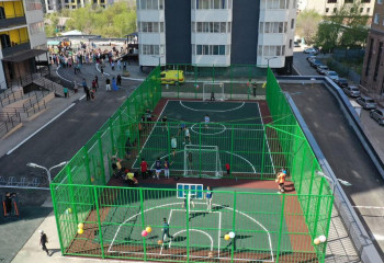 В Астане сданы в эксплуатацию новые дворы