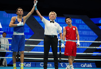 Санжар Тәшкенбай бокстан әлем чемпионатының жартылай финалына өтті