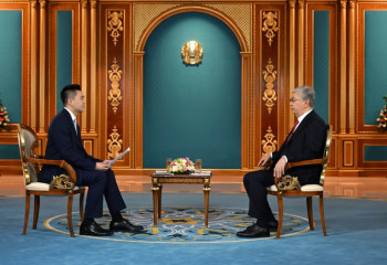 Қытай телеарнасында Қасым-Жомарт Тоқаевтың сұхбаты көрсетіледі