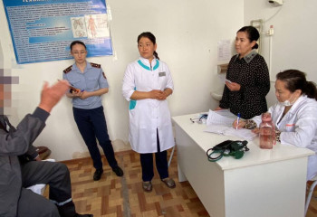 Қызылорда облысында сотталғандар медициналық тексерістен өтті