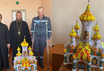 Абай облысында жазасын өтеуші 8 жыл ішінде 50-ден астам шіркеудің макетін жасаған