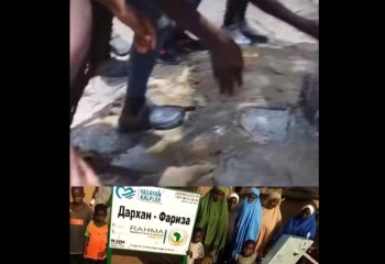 Әнші Төреғалидың қарындасы мен күйеу баласы африкалықтарға құдық қазып берді