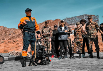 Казахстанских волонтеров обучили работе во время ЧС