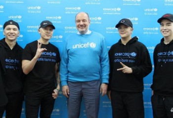 Участники группы Ninety One стали послами доброй воли ЮНИСЕФ в Казахстане