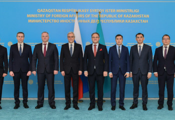 Consultations between Kazakhstan and Russia regarding Pan-European cooperation held at Kazakh FM