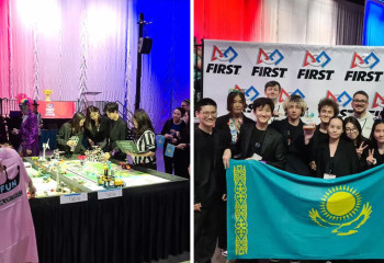 Project of Kazakh schoolchildren in robotics became best in US