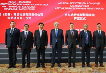 Head of State unveils Kazakhstan’s pavilion at JD com platform