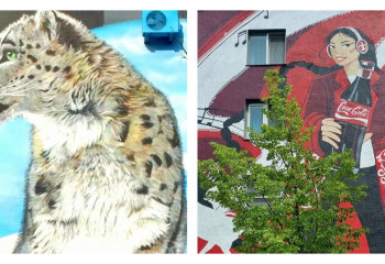 Мурал в Алматы: приведет ли зарисованный рекламой ирбис к изменениям в законе