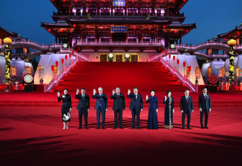 Главы государств – участников саммита «Центральная Азия – Китай» собрались в Лотосовом парке династии Тан