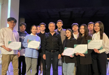 Композитор Амантай Жұмашев «Хордан» шеберлік сағатын өткізді