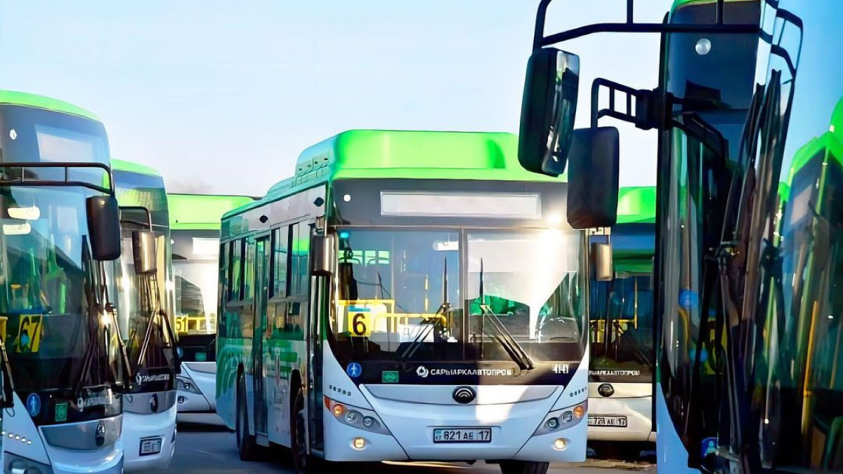 Автобусный парк Шымкента обновлен на 90%