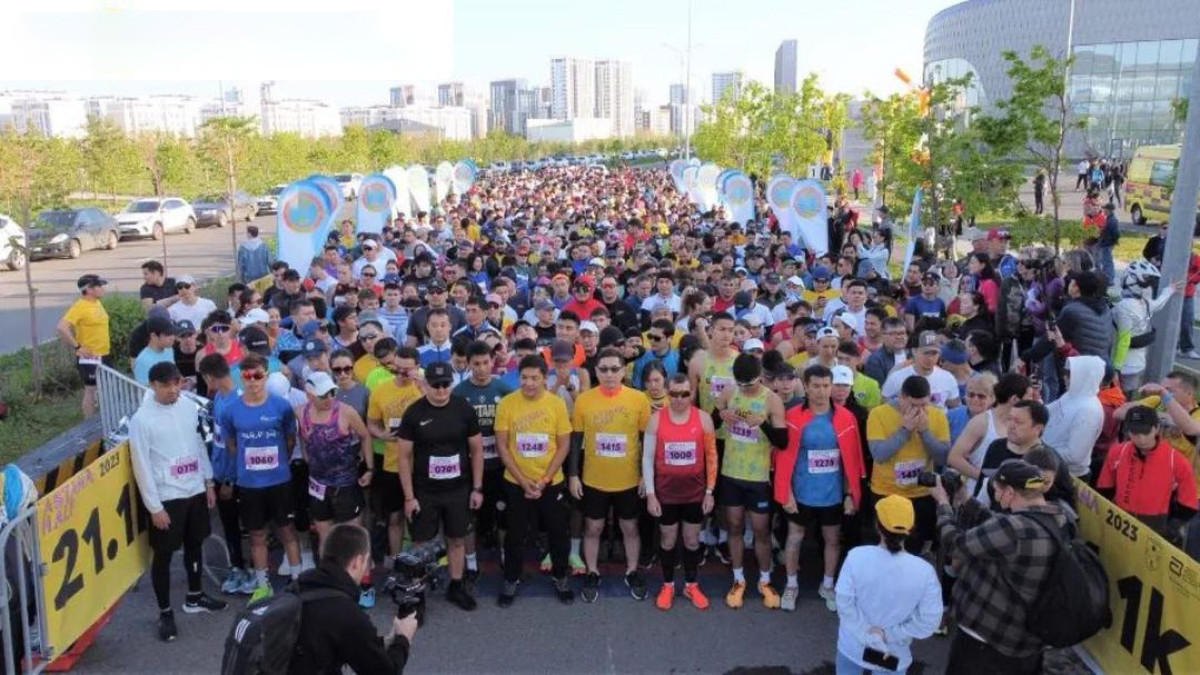 Astana half 2023 марафонына екі мыңнан астам тұрғын қатысады