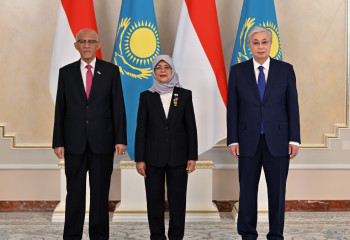 Қазақстан мен Сингапур президенттері келіссөздер жүргізді