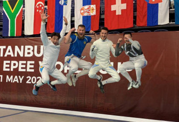 Асхат Оралов поздравил казахстанских шпажистов с «золотом» на Кубке мира в Турции